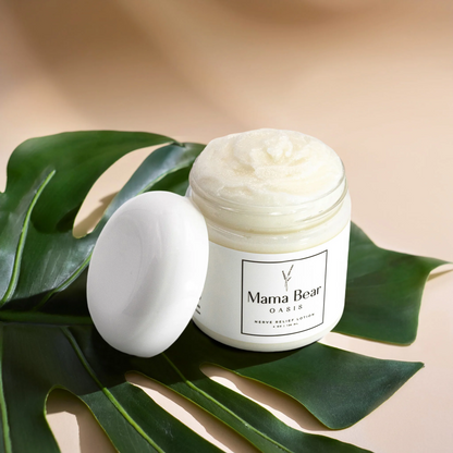 Mama Bear Oasis Magnesium Cream - Magnesium Lotion for Feet  | Arnica, Vitamin B6, Aloe Vera and MSM, Vegan and Cruelty-Free